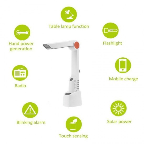 MT02 Multi-function Eye Protection Lamp Signal Flashlight Radio Power Bank MT02 Multi-function Eye Protection Lamp Signal Flashlight Radio Power Bank