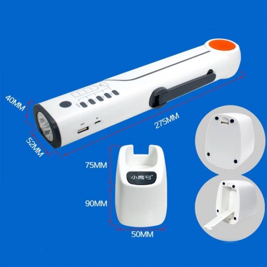 MT02 Multi-function Eye Protection Lamp Signal Flashlight Radio Power Bank MT02 Multi-function Eye Protection Lamp Signal Flashlight Radio Power Bank