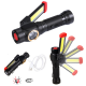 W550 LED+COB 7Modes 360°+180° Foldable Head Magnetic Tail USB Rechargeable Flashlight