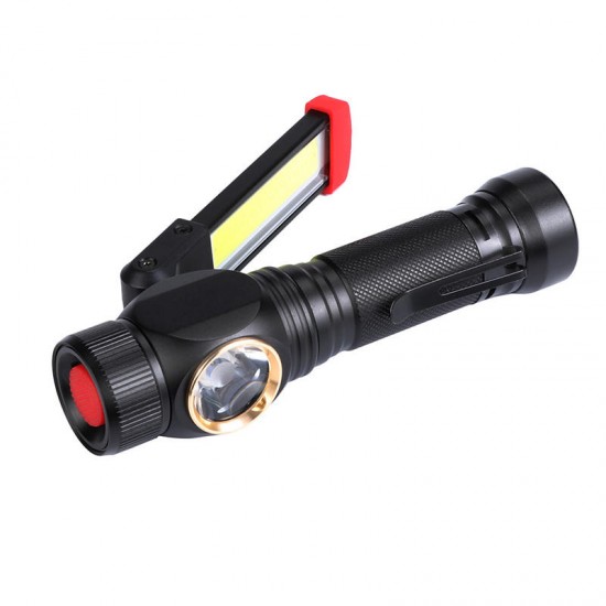 W550 LED+COB 7Modes 360°+180° Foldable Head Magnetic Tail USB Rechargeable Flashlight W550 LED+COB 7Modes 360°+180° Foldable Head Magnetic Tail USB Rechargeable Flashlight