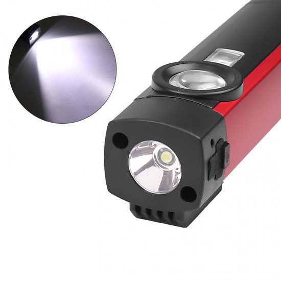 WL01 Work Light XPE+COB LED+395 Purle 4 Modes USB Rechargeable Outdoor Multifunctional Flashlight Emergency Light Camping Light with Magnet