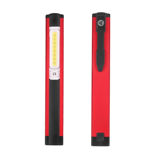 WL03 Work Light 1SMD+16COB+8LED Red Light 4 Modes USB Rechargeable Outdoor Multifunctional Flashlight Emergency Light Camping Light with Magnet