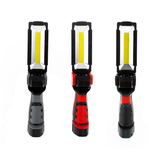 White COB/Red COB+LED 800Lumen 5Modes USB Rechargeable LED Flashlight Outdoor Magnetic Work Light Emergency Light White COB/Red COB+LED 800Lumen 5Modes USB Rechargeable LED Flashlight Outdoor Magnetic Work Light Emergency Light