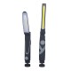 ZY12 360Degree Rotation Folding USB Rechargeable COB Emergency Worklight with Magnetic Flashlight Work Light