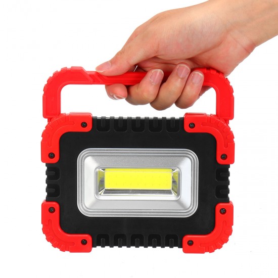 25C 40W LED COB USB Rechargeable Strong Floodlight Emergency Power Bank Waterproof Work Light For Outdoor Camping Hiking Fishing Emergency Car Repairing