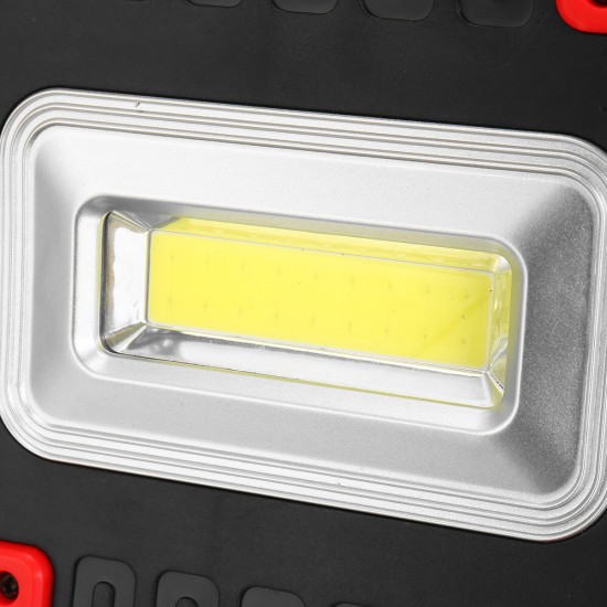 25C 40W LED COB USB Rechargeable Strong Floodlight Emergency Power Bank Waterproof Work Light For Outdoor Camping Hiking Fishing Emergency Car Repairing