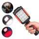 6035 9xLED 3Modes 180° Rotating Flashlight USB Rechargeable Magnetic Work Light AAA
