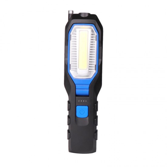 6302B COB + LED 4 Modes 90° Rotating Head Flashlight USB Rechargeable Work Light 6302B COB + LED 4 Modes 90° Rotating Head Flashlight USB Rechargeable Work Light