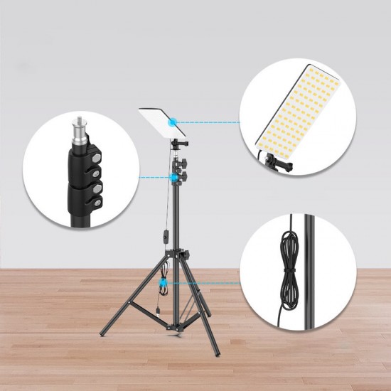 84*LEDs 1680LM 1.8m Height Adjustable LED Camping Light with Tripod 6500-7000K Brightness Stand Lantern Work Light For Camping Maintain Photography 84*LEDs 1680LM 1.8m Height Adjustable LED Camping Light with Tripod 6500-7000K Brightness Stand Lantern Work Light For Camping Maintain Photography