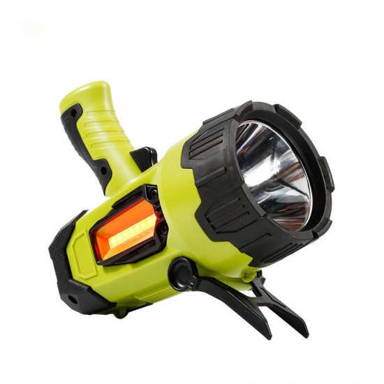 T6 LED+COB 19W Powerful Flashlight 4 Modes Spotlight 3 Modes Side Light Strong Searchlight Outdoor Camping Lamp