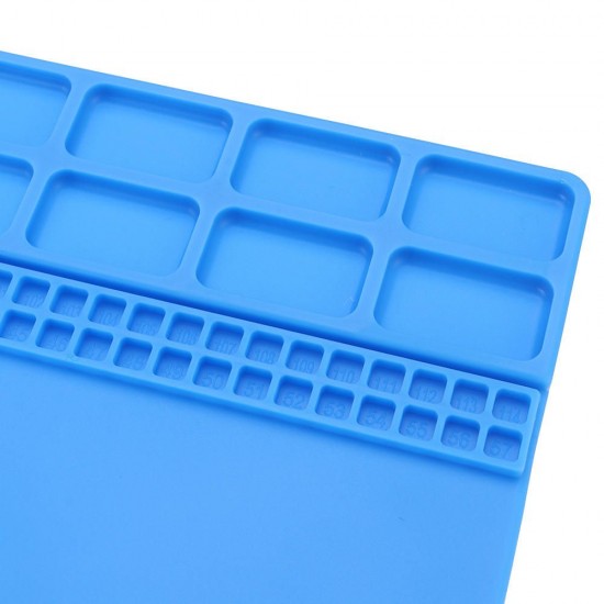 35x25cm Magnetic Heat Resistant Silicone Pad Desk Mat Maintenance Platform Heat Insulation BGA Soldering Repair Station 35x25cm Magnetic Heat Resistant Silicone Pad Desk Mat Maintenance Platform Heat Insulation BGA Soldering Repair Station