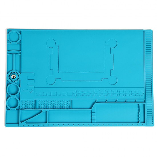 45x30cm Heat Resistant Silicone Pad Desk Mat Maintenance Platform Heat Insulation BGA Soldering Repair Station Pad