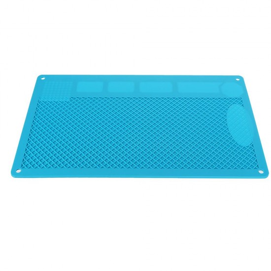 48x36cm Silicone Pad Desk Work Mat Heat Insulation Maintenance Platform BGA PCB Soldering Repair Tool Pad