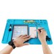 48x36cm Silicone Pad Desk Work Mat Heat Insulation Maintenance Platform BGA PCB Soldering Repair Tool Pad 48x36cm Silicone Pad Desk Work Mat Heat Insulation Maintenance Platform BGA PCB Soldering Repair Tool Pad