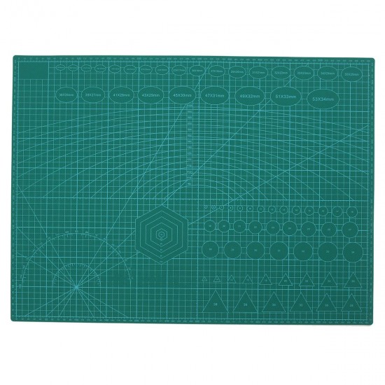 A2 PVC Double Printed Self Healing Cutting Mat Craft Quilting Scrapbooking Board