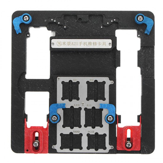 A21 Motherboard Clamps High Temperature Main Logic Board PCB Fixture Holder for iPhone 5S 6 6S 7 8 Plus Fix Repair Mold Tool