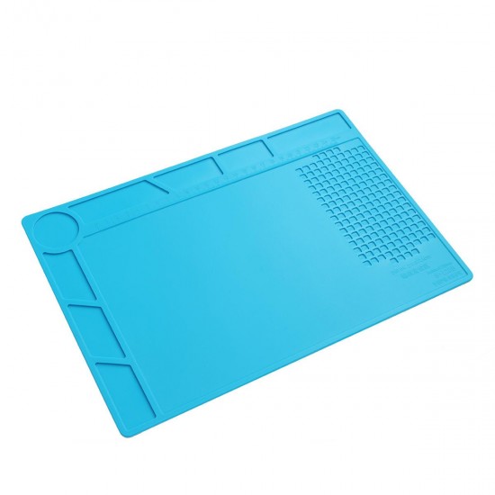 Anti Static Heat Insulation Silicone Pad Platform 34*23CM with Screw Positioning