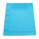 Anti Static Heat Insulation Silicone Pad Platform 34*23CM with Screw Positioning