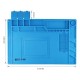 S160 Magnetic Heat Insulation Silicone Pad Desk Mat Maintenance Platform BGA Soldering Repair Station S160 Magnetic Heat Insulation Silicone Pad Desk Mat Maintenance Platform BGA Soldering Repair Station