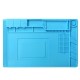 45x30cm Magnetic Heat Insulation Silicone Pad Desk Mat Maintenance Platform with Magnetic Section for BGA Soldering Repair Station 45x30cm Magnetic Heat Insulation Silicone Pad Desk Mat Maintenance Platform with Magnetic Section for BGA Soldering Repair Station