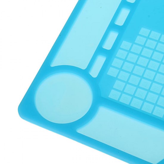 Heat Insulation Silicone Pad Desk Mat Repair Soldering Station Maintenance Platform Heat Insulation Silicone Pad Desk Mat Repair Soldering Station Maintenance Platform