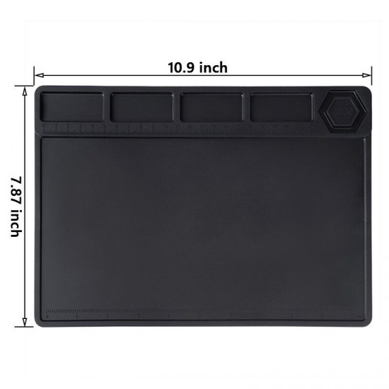 ESD Silicone Heat Insulation Soldering Working Mat High Temperature Resistance Welding Working Mat ESD Silicone Heat Insulation Soldering Working Mat High Temperature Resistance Welding Working Mat