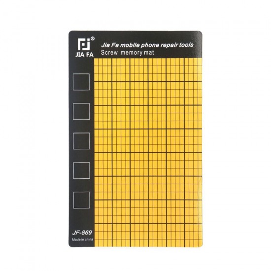 JF-869 Magnetic Screw Mat Memory Chart Work Pad Mobile Phone Repair Tools 145 x 90mm