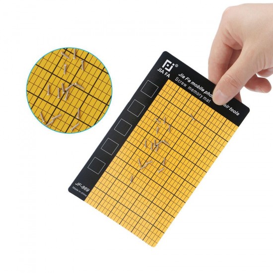 JF-869 Magnetic Screw Mat Memory Chart Work Pad Mobile Phone Repair Tools 145 x 90mm