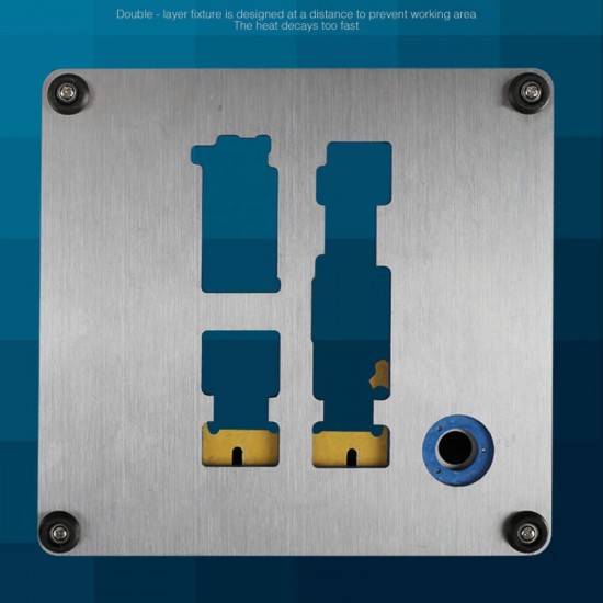MR7 Double-layer Motherboard PCB Fixture Fingerprint CPU Chip Remove for iPhone A7 A8 A9 A10 A11 A12 NAND PCIE Motherboard MR7 Double-layer Motherboard PCB Fixture Fingerprint CPU Chip Remove for iPhone A7 A8 A9 A10 A11 A12 NAND PCIE Motherboard