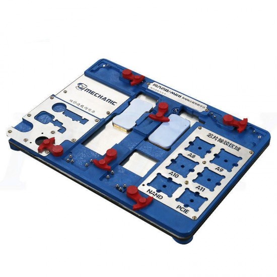 MR8 Motherboard CPU NAND Fingerprint Repair PCB Holder Fixture for IPhone 8P /8/7 P/ 7 / 6S Multi-Function Explosion-Proof MR8 Motherboard CPU NAND Fingerprint Repair PCB Holder Fixture for IPhone 8P /8/7 P/ 7 / 6S Multi-Function Explosion-Proof