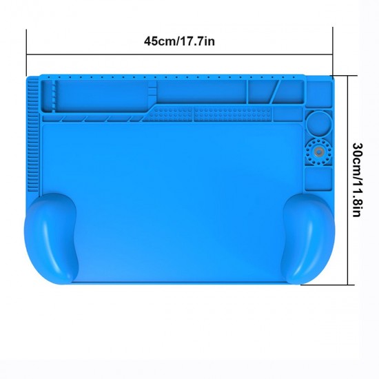 Maintenance 3D Wrist Guard Silicone Heat Insulation Desk Pad Mat Soldering Phone Maintenance 3D Wrist Guard Silicone Heat Insulation Desk Pad Mat Soldering Phone