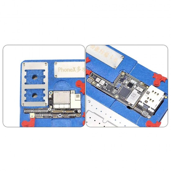 PCB Fixture Logic Board Clamps BGA Repair Tool A11 Motherboard IC Chip Ball Soldering Net Planting Tin Fixture Holder for iPhone X PCB Fixture Logic Board Clamps BGA Repair Tool A11 Motherboard IC Chip Ball Soldering Net Planting Tin Fixture Holder for iPhone X