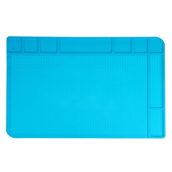 Phone Repairing Silicone Pad Thermostability Heat Insulation Silica Gel Pad Antistatic Anticorrosion Work Mat 480mm*340mm Silicone Pad