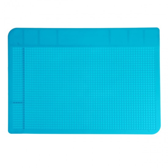 Phone Repairing Silicone Pad Thermostability Heat Insulation Silica Gel Pad Antistatic Anticorrosion Work Mat 480mm*340mm Silicone Pad