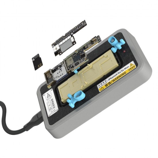 CPU IC Chips Desoldering Station Fast Heating Glue Removing Separator Fixture for iPhone X XS MAX Motherboard CPU IC Chips Desoldering Station Fast Heating Glue Removing Separator Fixture for iPhone X XS MAX Motherboard