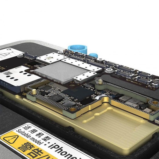 CPU IC Chips Desoldering Station Fast Heating Glue Removing Separator Fixture for iPhone X XS MAX Motherboard