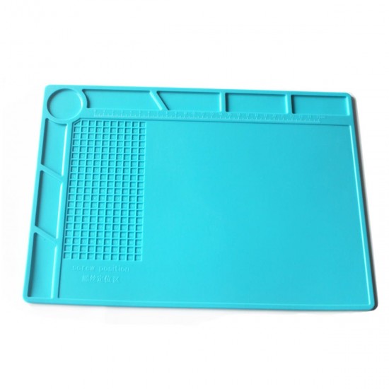 Repair Pad Soldering Maintenance Platform Heat Insulation Silicone Mat 35*25cm