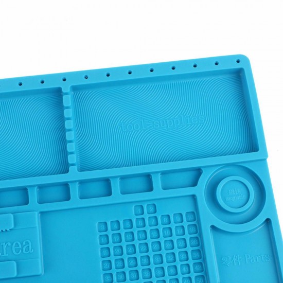 S-170 480x318mm Silicone Pad Desk Work Mat Heat Insulation Maintenance Platform for BGA PCB Soldering Repair Tool S-170 480x318mm Silicone Pad Desk Work Mat Heat Insulation Maintenance Platform for BGA PCB Soldering Repair Tool