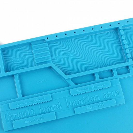 S-170 480x318mm Silicone Pad Desk Work Mat Heat Insulation Maintenance Platform for BGA PCB Soldering Repair Tool S-170 480x318mm Silicone Pad Desk Work Mat Heat Insulation Maintenance Platform for BGA PCB Soldering Repair Tool