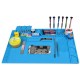 S-170 480x318mm Silicone Pad Desk Work Mat Heat Insulation Maintenance Platform for BGA PCB Soldering Repair Tool