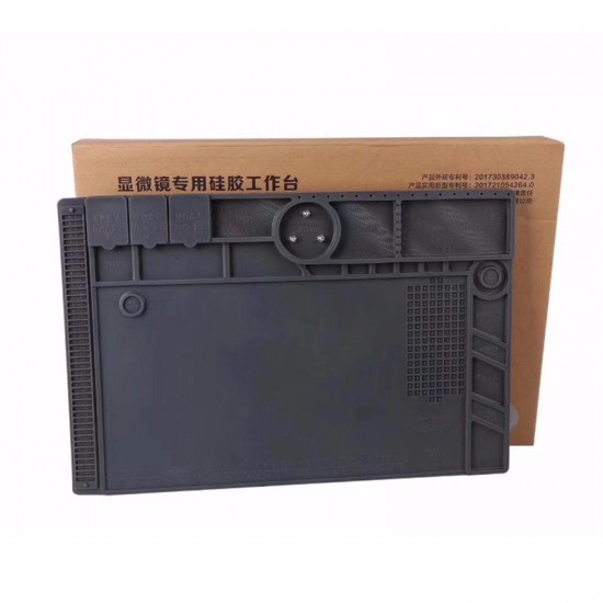 S-190 48cmx32cm Microscope Base Platform Mat High Heat Insulation Maintenance Soldering Phone Repair BGA Pad S-190 48cmx32cm Microscope Base Platform Mat High Heat Insulation Maintenance Soldering Phone Repair BGA Pad
