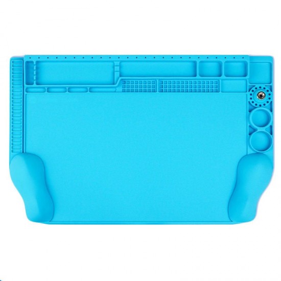 SS-004H 45x30cm 3D Wrist Protection Phone Maintenance Mat Ergonomic Silicone Desk Mat High Temperature Heat Insulation Soldering Repair Pad for Phone Repair SS-004H 45x30cm 3D Wrist Protection Phone Maintenance Mat Ergonomic Silicone Desk Mat High Temperature Heat Insulation Soldering Repair Pad for Phone Repair