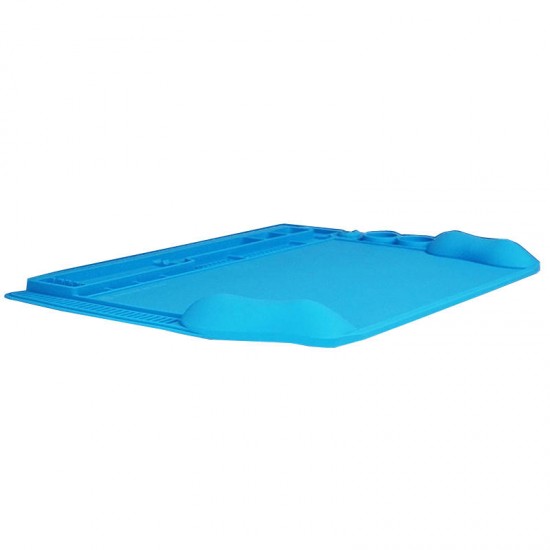SS-004H 45x30cm 3D Wrist Protection Phone Maintenance Mat Ergonomic Silicone Desk Mat High Temperature Heat Insulation Soldering Repair Pad for Phone Repair SS-004H 45x30cm 3D Wrist Protection Phone Maintenance Mat Ergonomic Silicone Desk Mat High Temperature Heat Insulation Soldering Repair Pad for Phone Repair