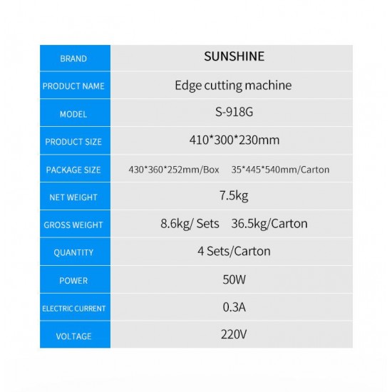 SS-918G Flat Curved Screen Cutting Machine For iIPhone Huawei Samsungg LCD Dismantling Frame Machine