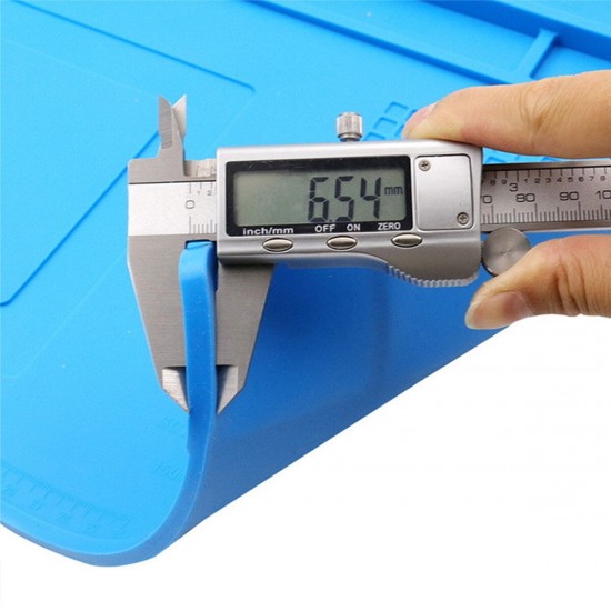 Silicone Heat Insulation Desk Pad Mat Soldering Station Phone Repair Maintenance