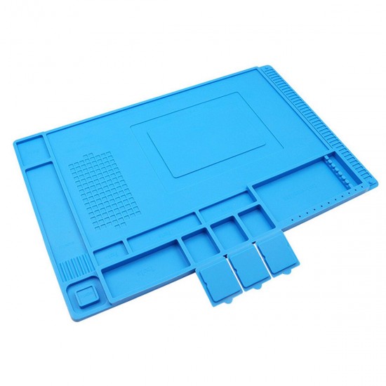 Silicone Heat Insulation Desk Pad Mat Soldering Station Phone Repair Maintenance Silicone Heat Insulation Desk Pad Mat Soldering Station Phone Repair Maintenance