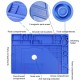 Soldering Mat Phone Repair Desk Pad Maintenance Station Magnetic Heat Insulation Blue Soldering Mat Phone Repair Desk Pad Maintenance Station Magnetic Heat Insulation Blue