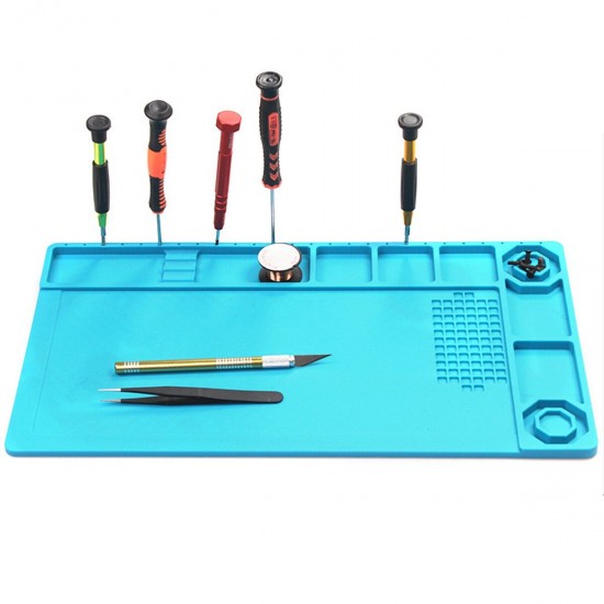 Soldering Mat Phone Repair Desk Pad Maintenance Station Magnetic Heat Insulation