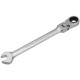 10mm Flexible Head Wrench Ratchet Metric Spanner Open End And Ring Wrenches Tool