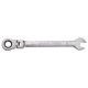 11mm Metric Chrome Flexible Head Ratchet Action Wrench Spanner Nut Tool